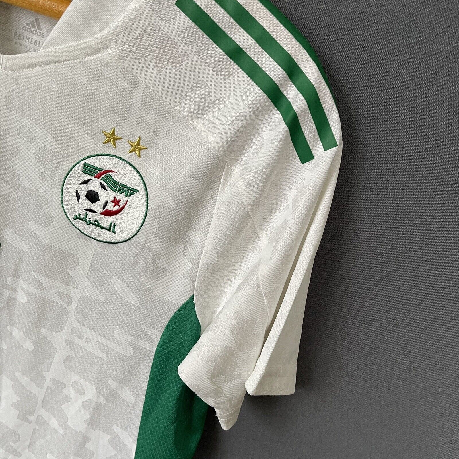 ALGERIA TEAM JERSEY 2021 HOME SIZE S FOOTBALL SOCCER SHIRT ADIDAS GS4014