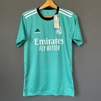 REAL MADRID JERSEY 2021/22 THIRD SIZE XS MENS SOCCER FOOTBALL ADIDAS H40951