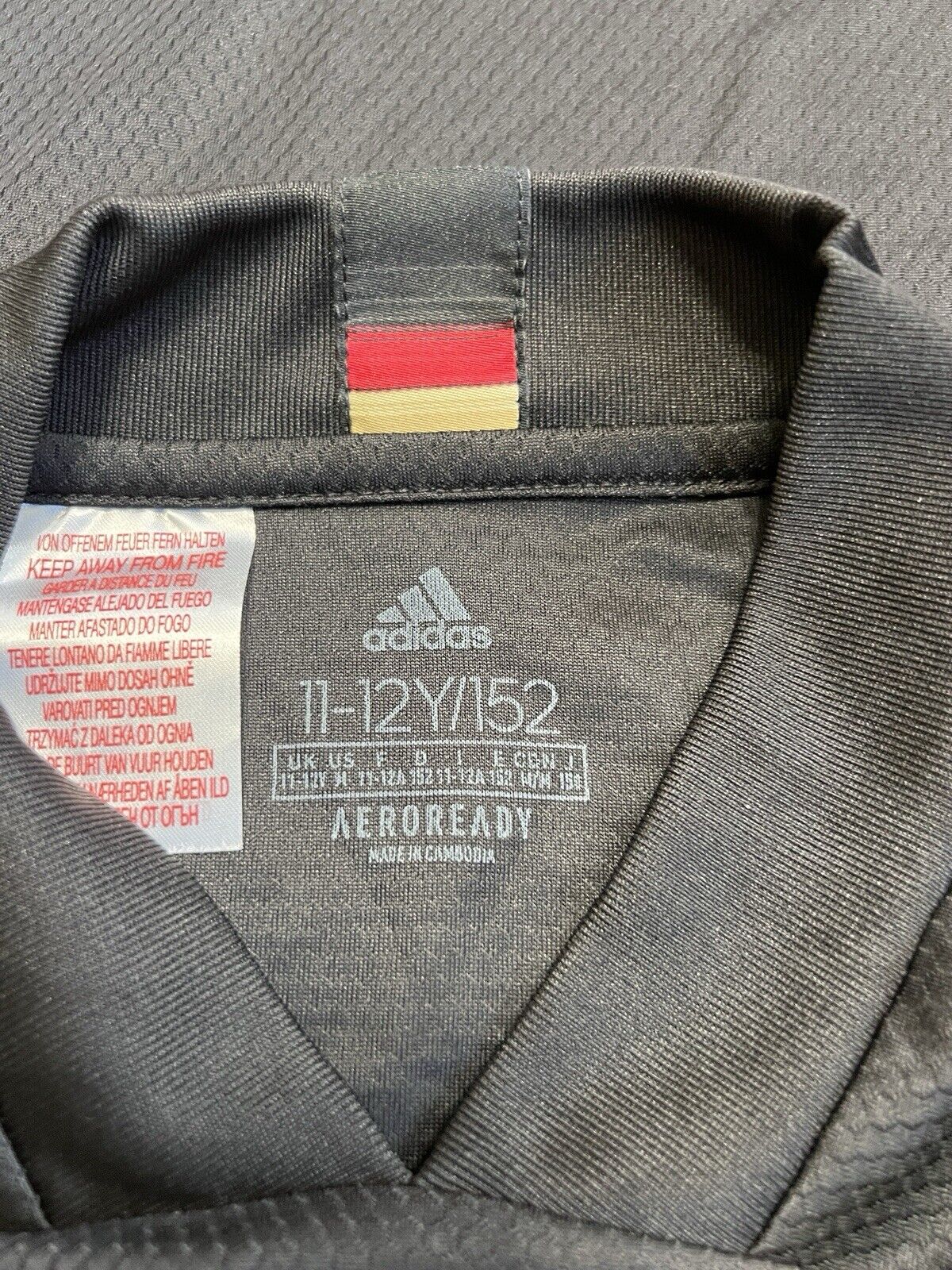 Germany Jersey 2019-21 Away Soccer Football Shirt Adidas EH6114 Boys Size M