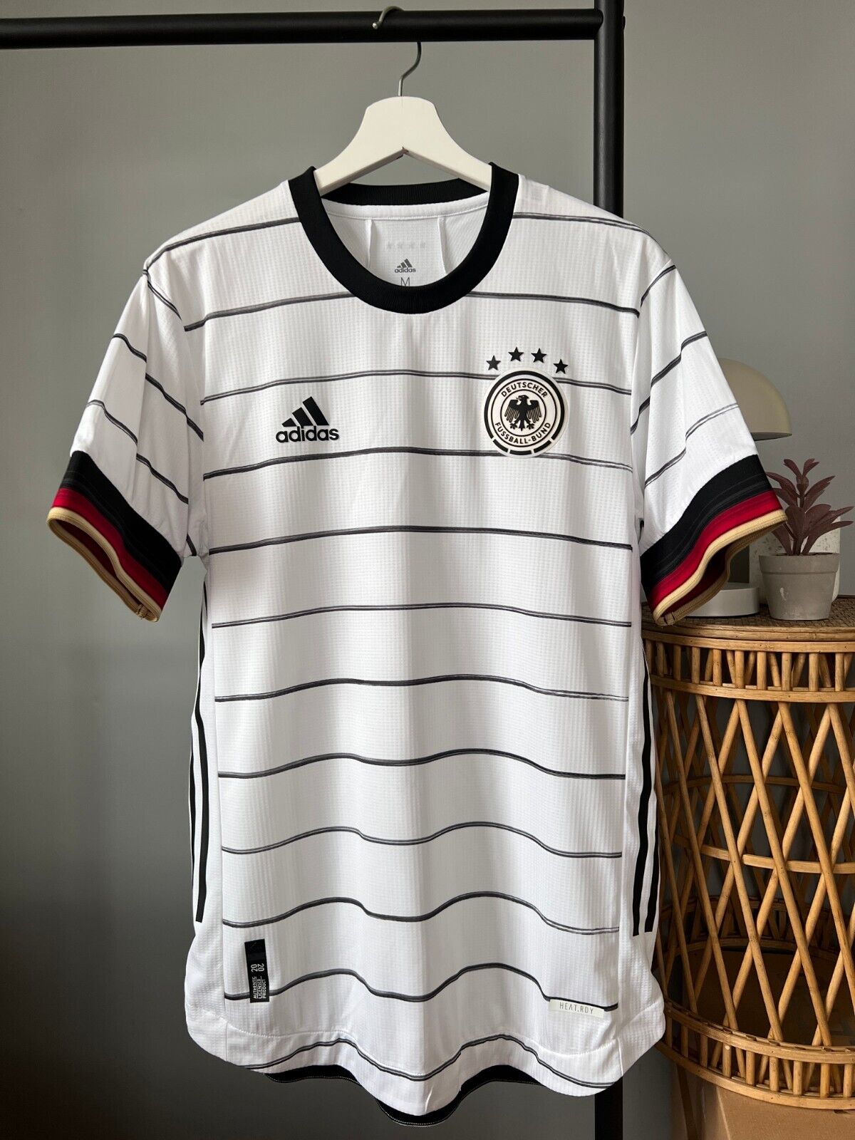 Germany Jersey 2020 Home Player Issue Soccer Shirt Adidas EH6104 Mens Size M