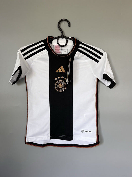 Germany Jersey 2023 Home Soccer Football Shirt Adidas HF1467 Boys Size XS