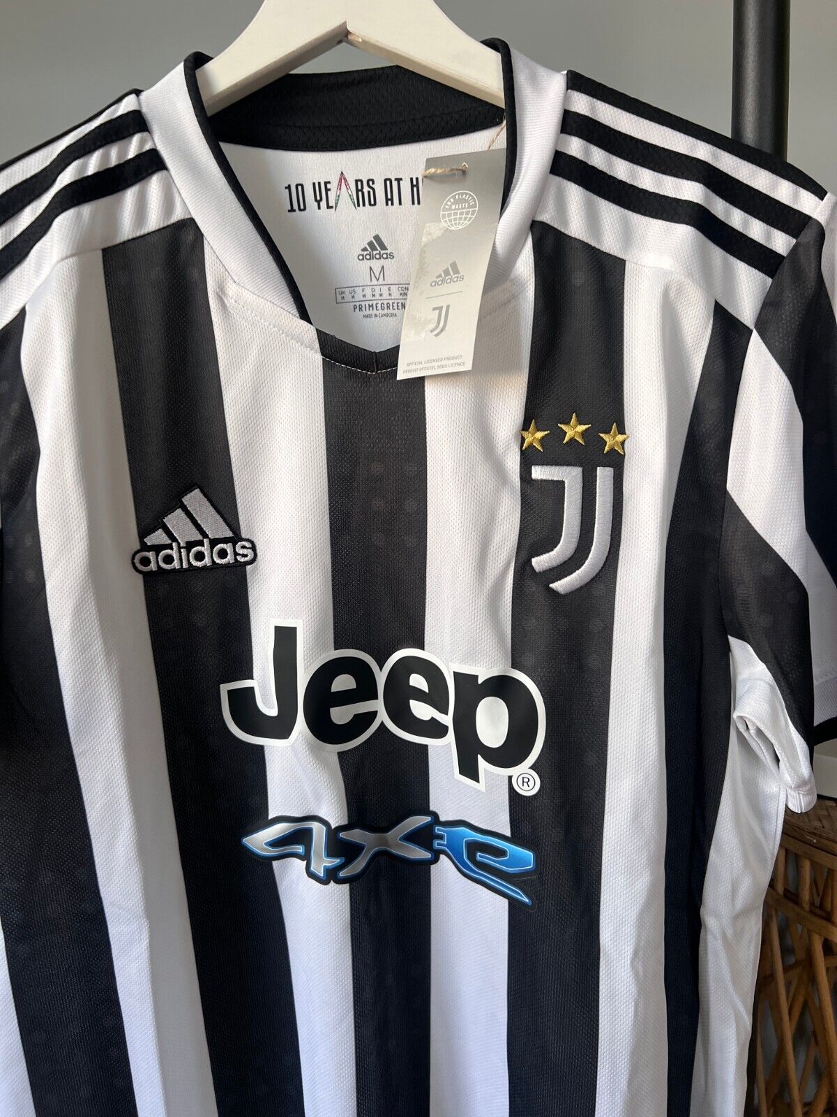 Juventus Jersey 21/22 Home Soccer Football Shirt GS1442 Adidas Mens Size M