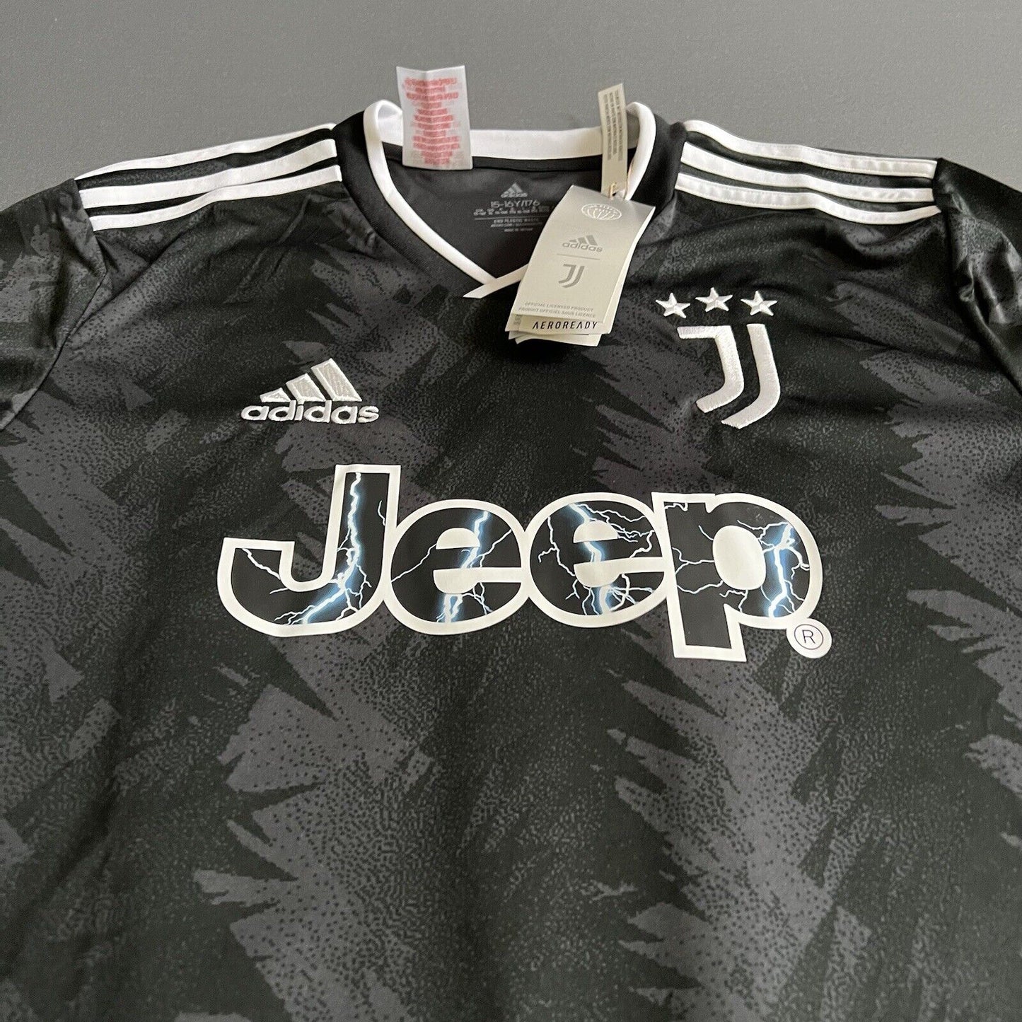Bonucci Juventus Jersey 22-23 Away XL 15-16Y Boys Football Shirt HI5942 Adidas