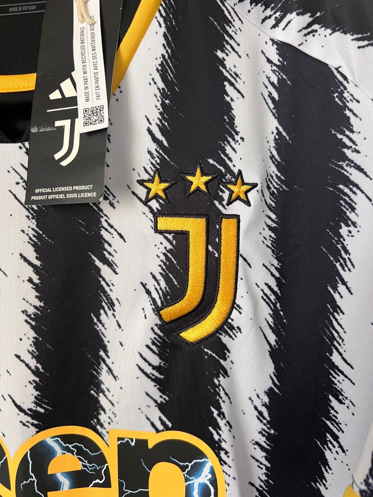 Juventus Jersey 23/24 Home Football Soccer Shirt Adidas HR8256 Mens Size L