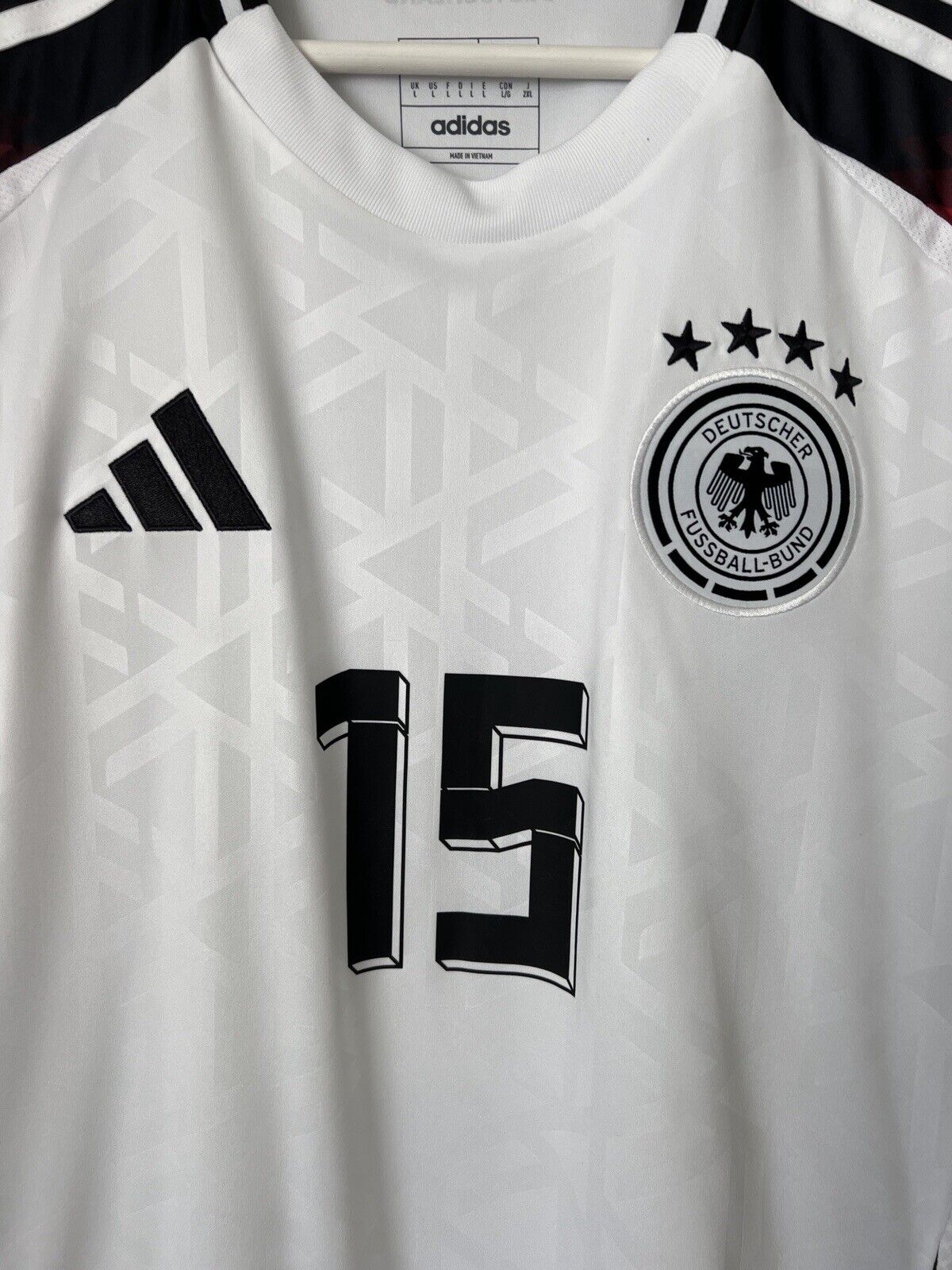 Koch Germany Jersey 2024 Home Soccer Football Shirt Adidas IP8139 Mens Size L