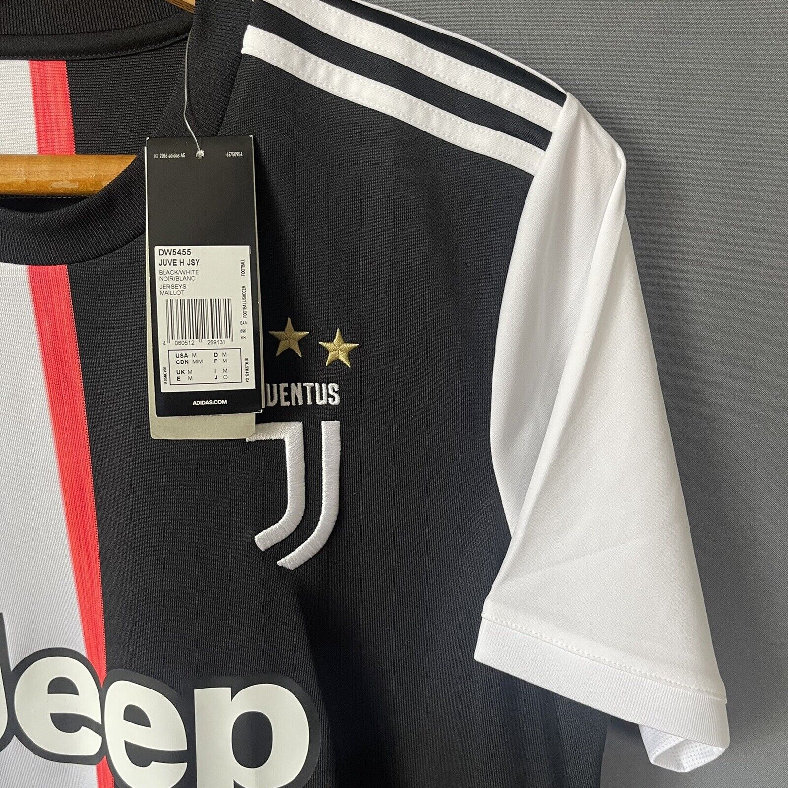 RABIOT JUVENTUS JERSEY 2019-20 HOME MEDIUM FOOTBALL SOCCER SHIRT ADIDAS DW5455