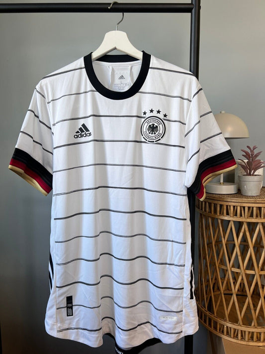 Germany Jersey 2020 Home Authentic Football Shirt Adidas EH6104 Mens Size L