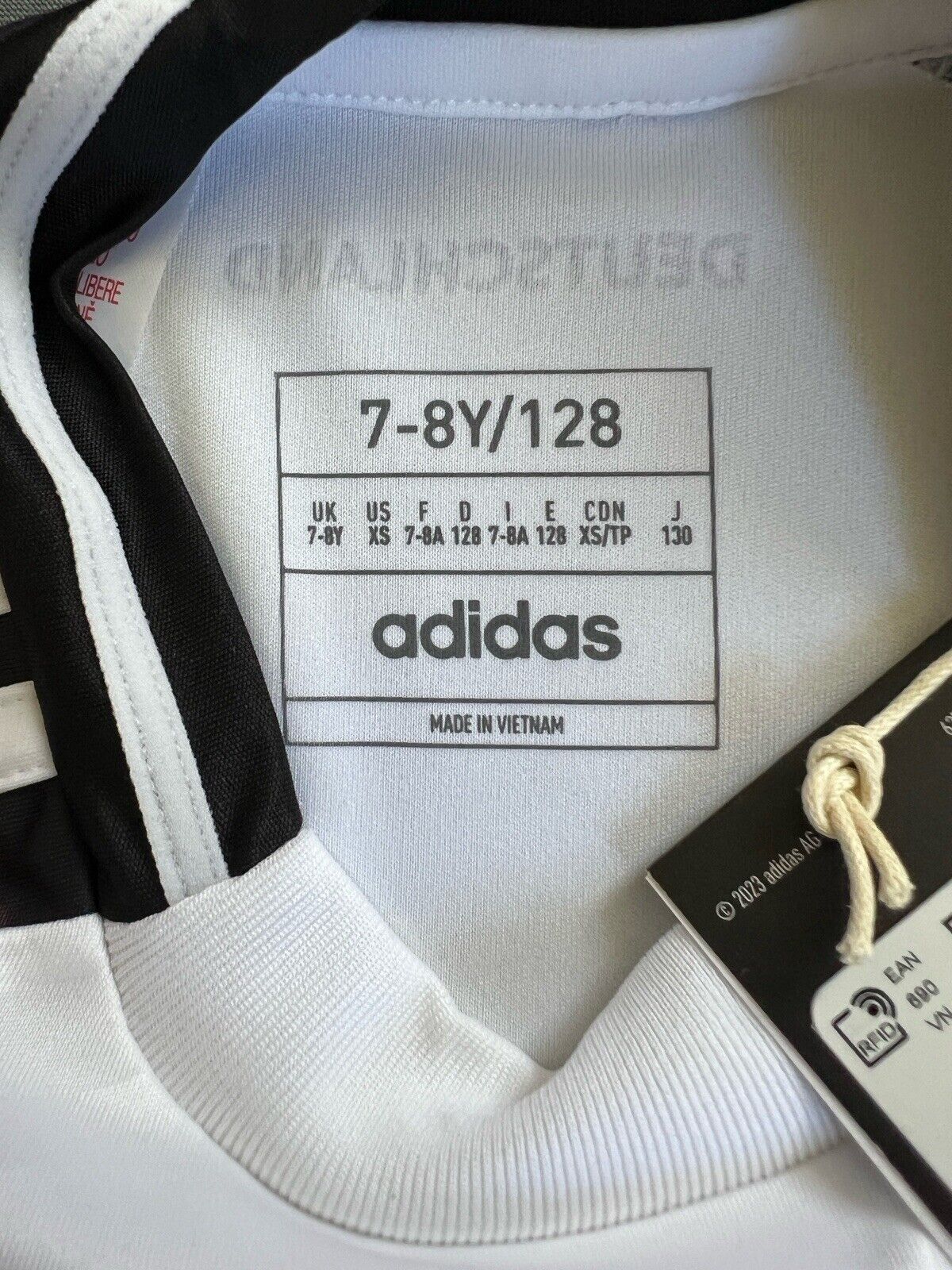 Germany Jersey 2024 Home Soccer Football Adidas DFB IP6130 Boys Size XS