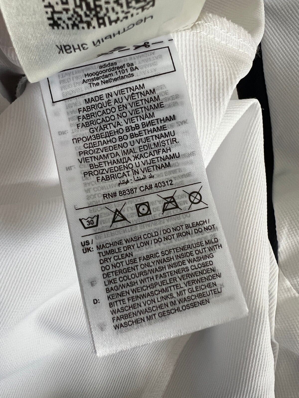 Real Madrid Teamgeist Jacket 2006 x 2021 White Soccer Adidas HA2537 Mens Size M