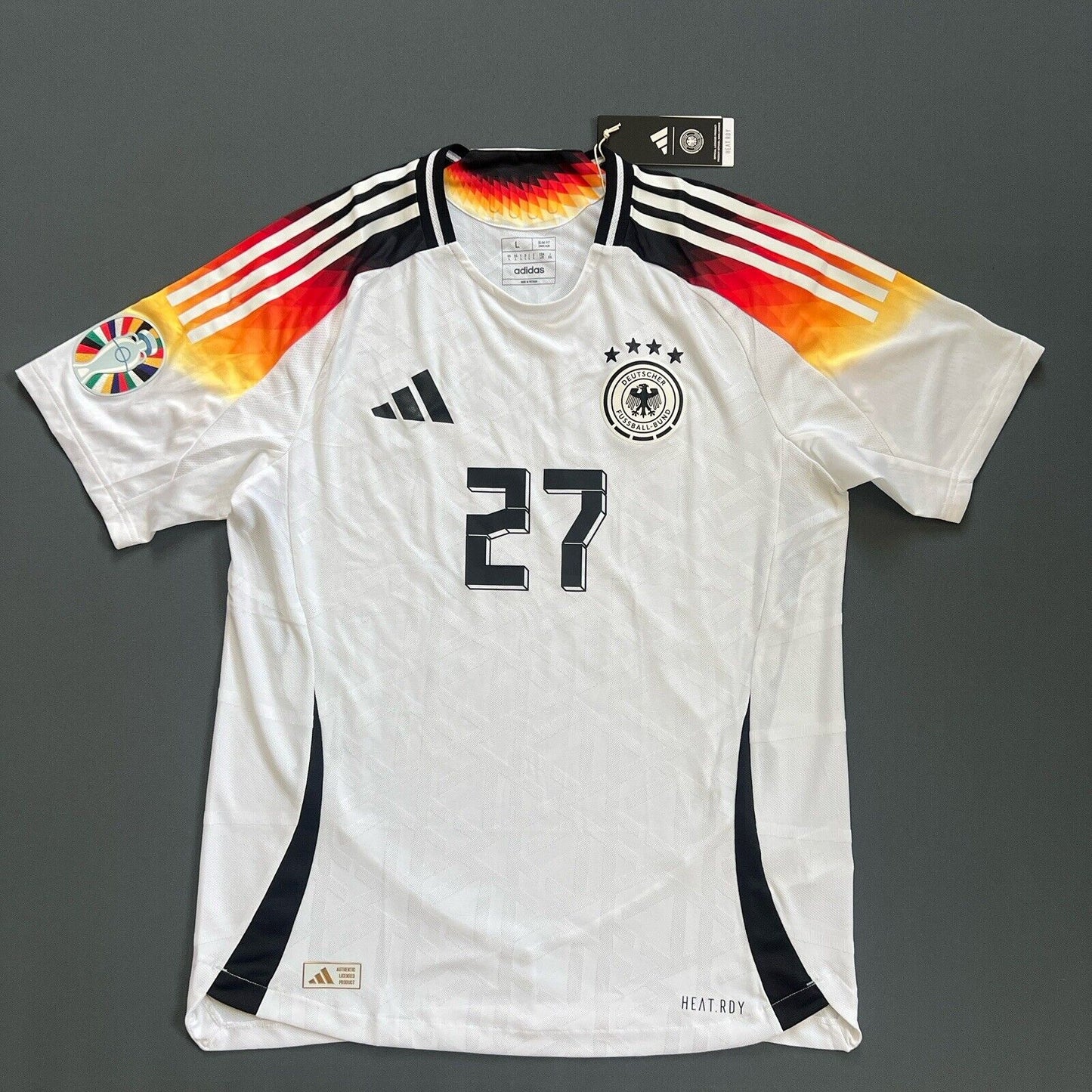 Selke Germany Jersey 2024 Home Authentic Mens Soccer DFB Adidas IZ1620 Size L