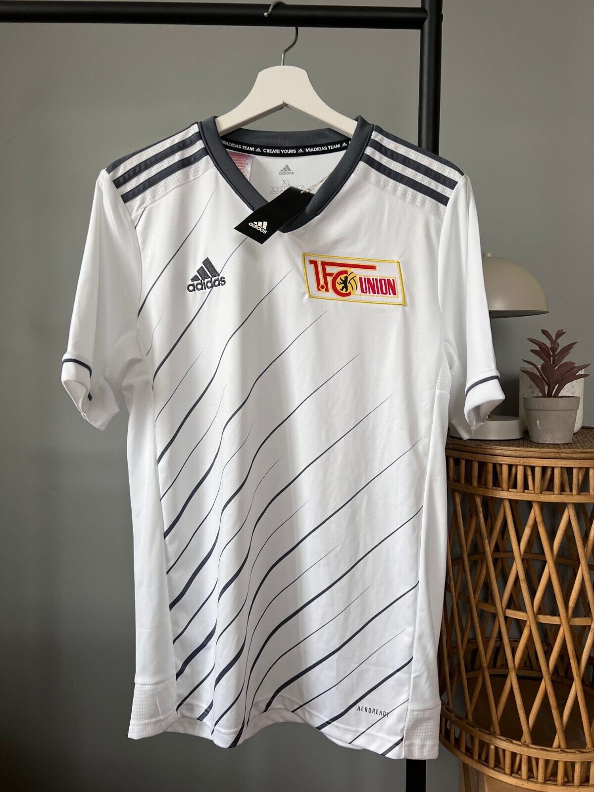 1. FC Union Berlin Jersey 20/21 Away Soccer Football Shirt Adidas Boys Size XL