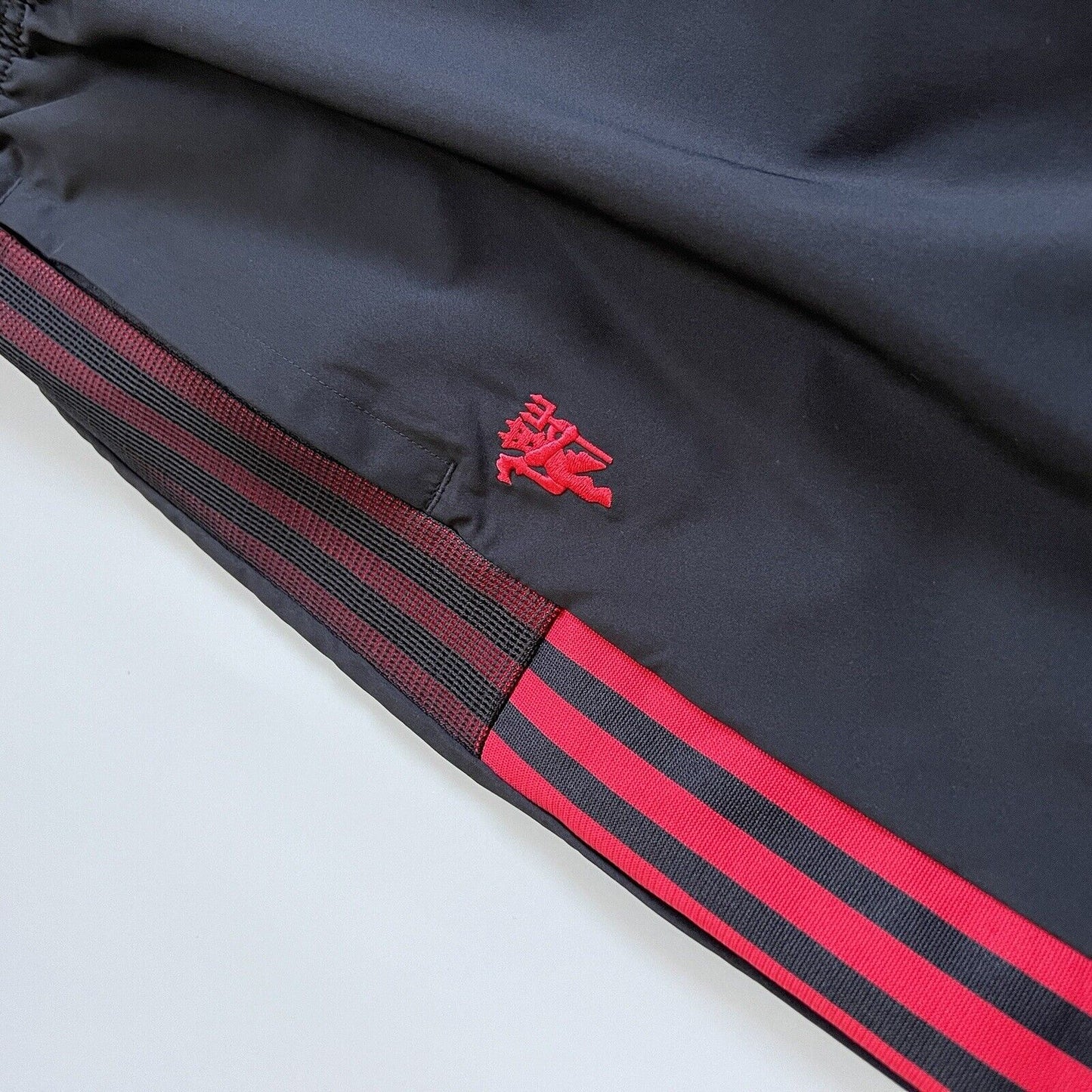 Manchester United Pants Woven Mens Soccer Football HG6041 Adidas Size L