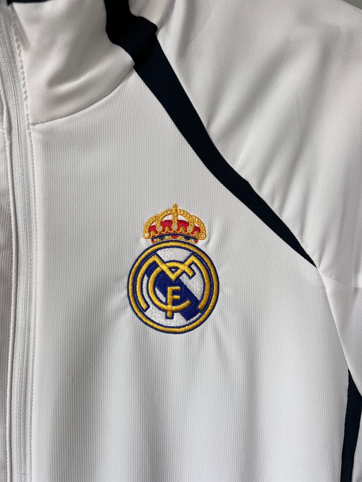 Real Madrid Teamgeist Jacket 2006 x 2021 White Soccer Adidas HA2537 Mens Size M
