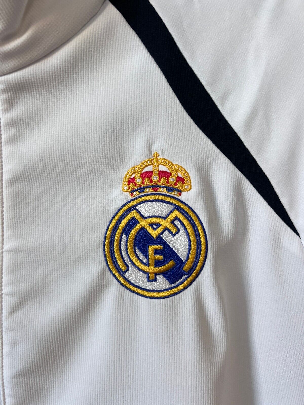 Real Madrid Teamgeist Jacket 2006 x 2021 White Soccer Adidas HA2537 Mens Size M