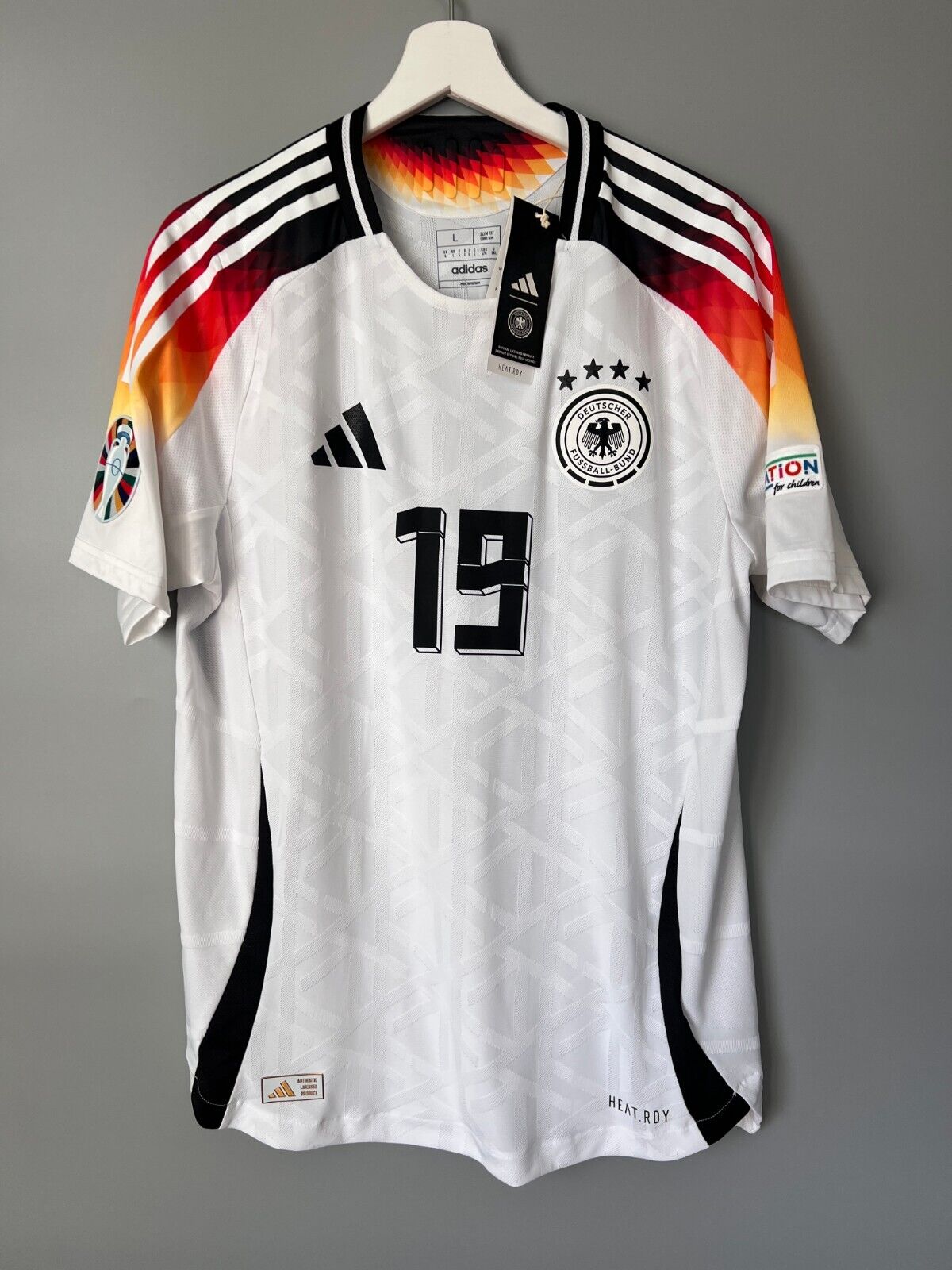 Germany Jersey 2024 Home HEAT.RDY Soccer Shirt Adidas IZ1620 Mens Size L