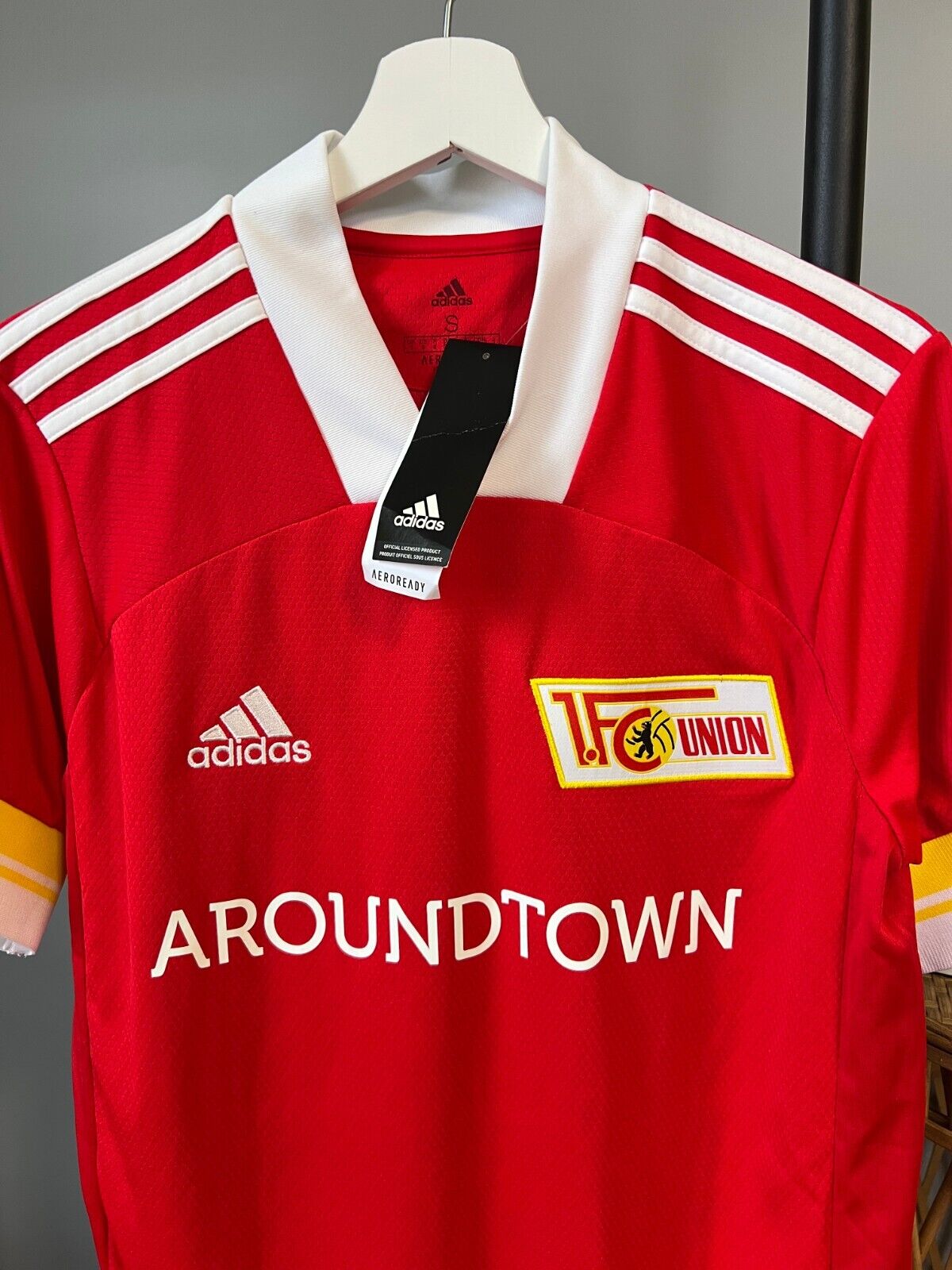 1. FC Union Berlin Jersey 20/21 Home Soccer Football Shirt Adidas Mens Size S