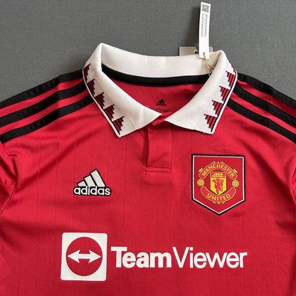 Eriksen Manchester United Jersey 22-23 Home Size S Boys Football Shirt Adidas