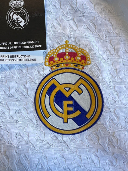 Real Madrid Jersey 24/25 Home Player Issue Soccer Shirt IX8095 Adidas Size L