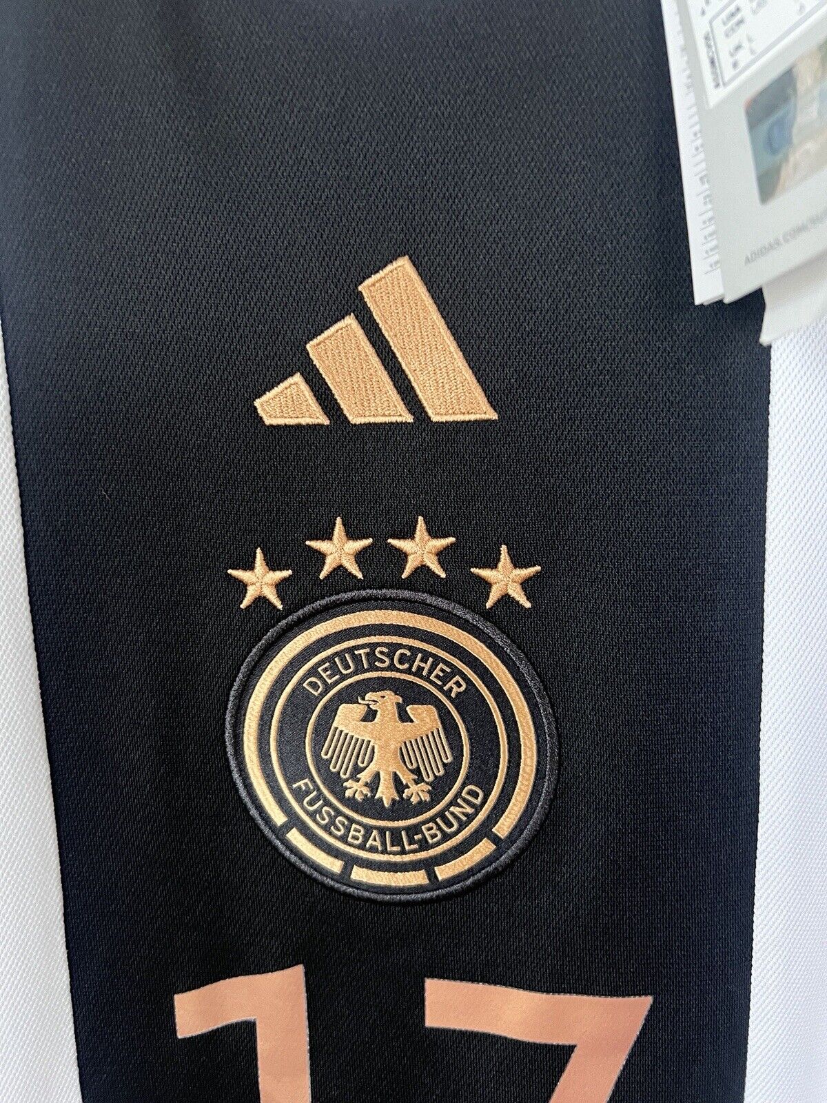 Brandt Germany Jersey 2023 Home Mens Soccer Football Shirt HJ9606 Adidas Size L