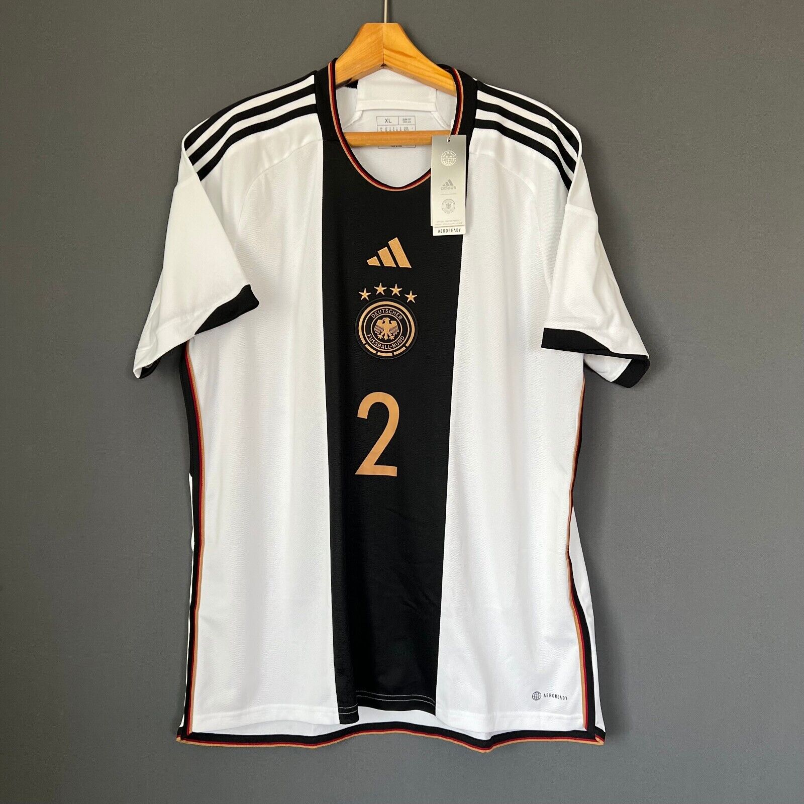 Germany Jersey 2022 2023 Home Size XL Mens Football Shirt HJ9606 Adidas