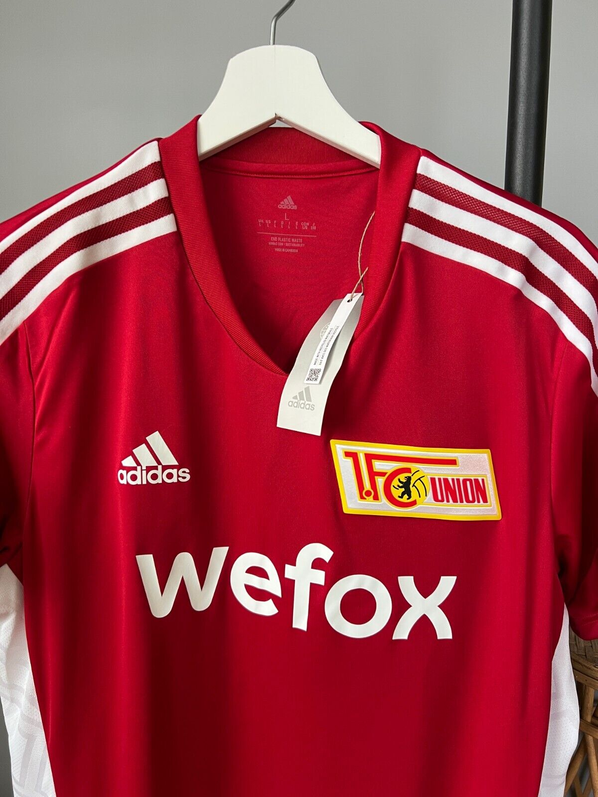1. FC Union Berlin Jersey Training Soccer Football Shirt Adidas Mens Size L