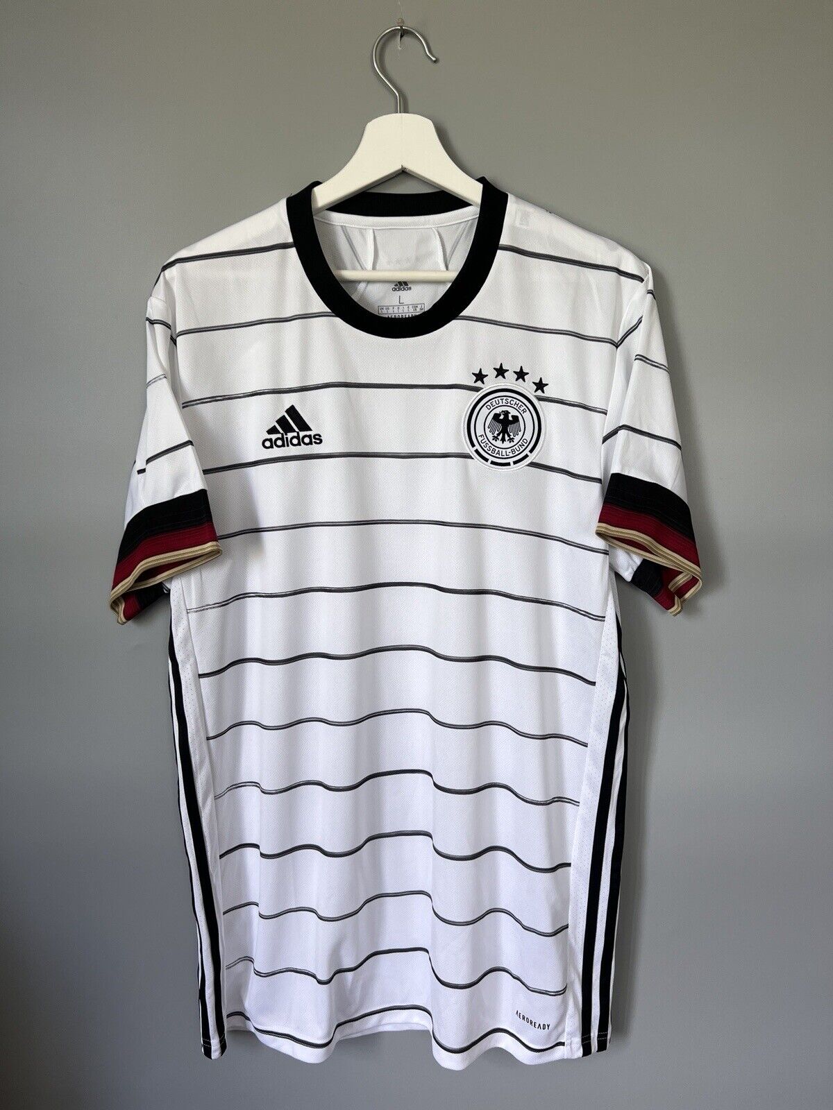 Germany Jersey Home Soccer Football Shirt Adidas DFB EH6105 Mens Size L
