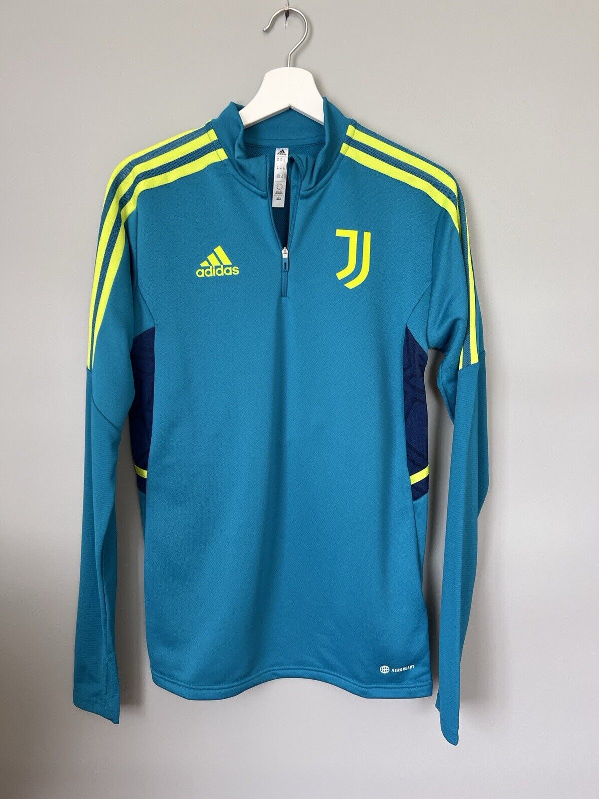 Juventus Training Top Condivo 22 Football Soccer Adidas HA2640 Mens Size XS