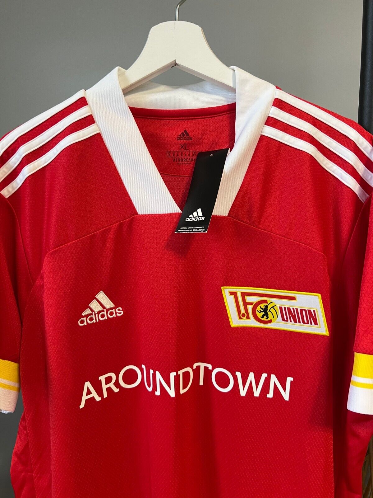 1.FC Union Berlin Jersey 20/21 Home Soccer Football Shirt Adidas Mens Size XL