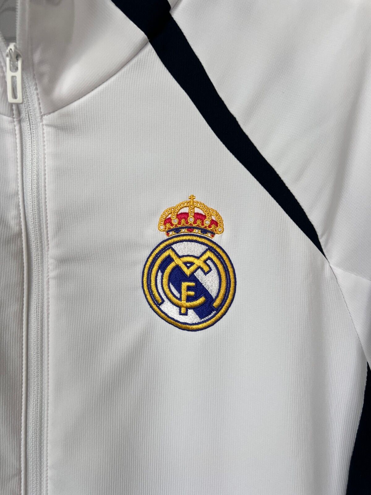 Real Madrid Teamgeist Jacket 2006 x 2021 White Soccer Adidas HA2537 Mens Size M