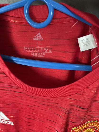 [GC7958] Manchester United Jersey 2020/21 Home Large Football Shirt Adidas
