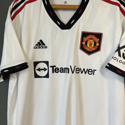 Manchester United Jersey 2022/23 Away Mens H13880 Adidas Football Shirt Size XL