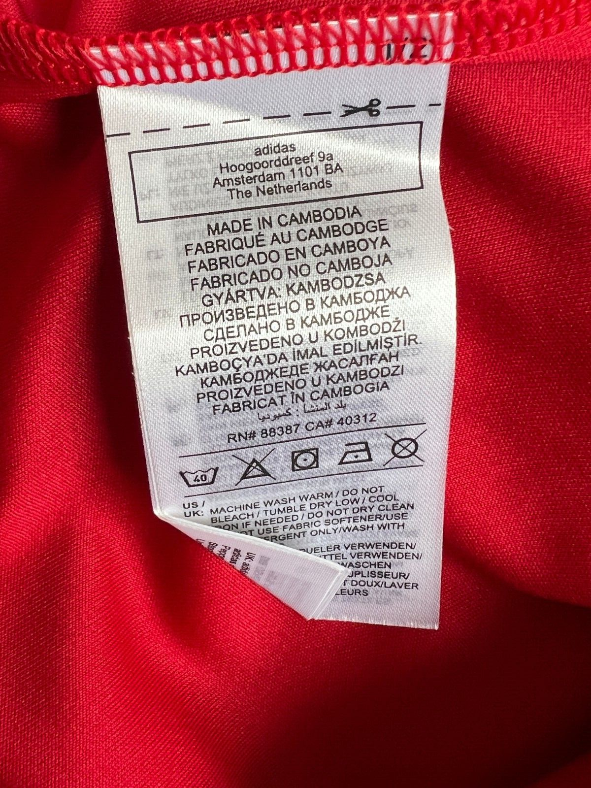 Union Berlin Jersey Training Soccer Football Shirt Adidas Mens Size L