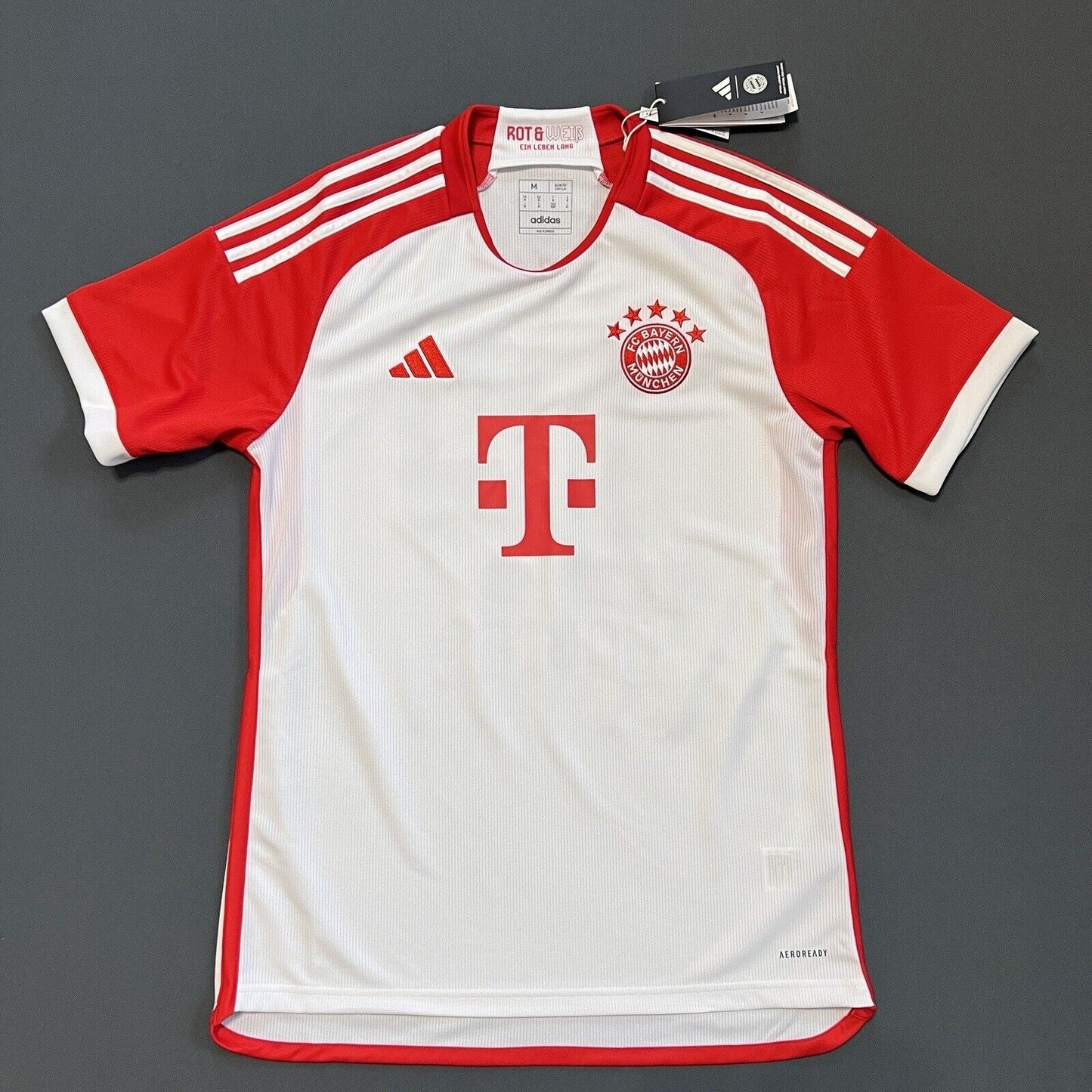 Davies Bayern Munich Jersey 23/24 Home Mens Soccer Shirt IJ7442 Adidas Size M