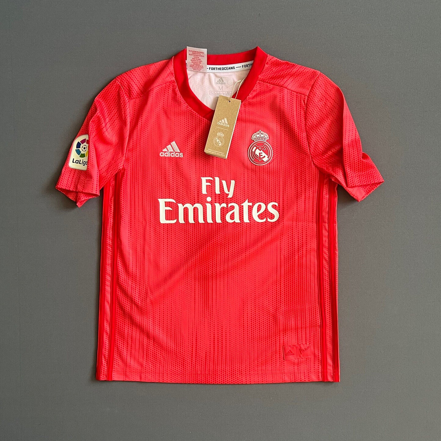 Isco Real Madrid Jersey 2018-19 Third Size M 11-12Y Boys Soccer Shirt Adidas