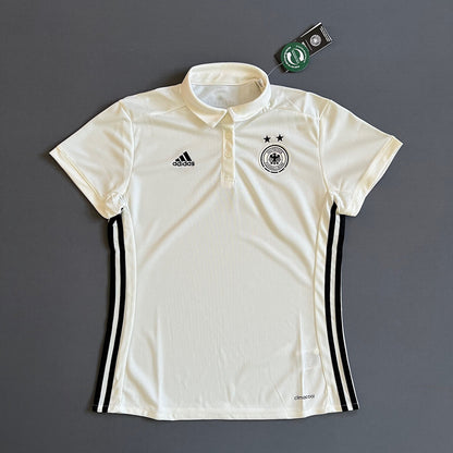 Germany Jersey Training Polo Women Football Soccer Shirt Size M  Adidas BNWT