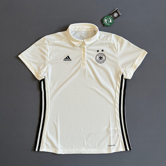 Germany Jersey Training Polo Women Football Soccer Shirt Size M  Adidas BNWT