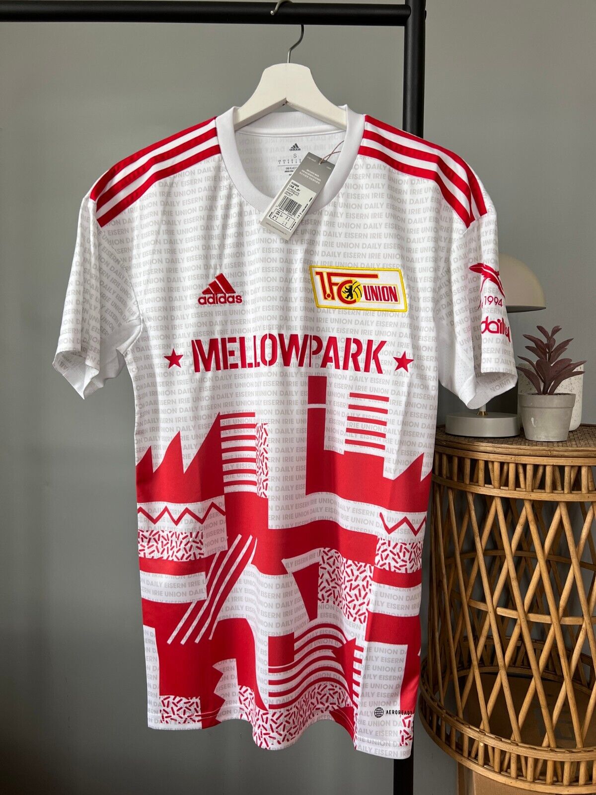 Union Berlin 22/23 Men's Jersey - Fourth Adidas Soccer Shirt Size S