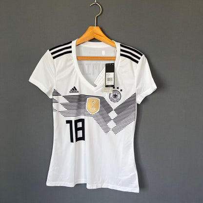 Kimmich Germany Jersey 18/19 Home Women Football Soccer Shirt Sz M BQ8396 Adidas