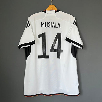 Musiala Germany Jersey 2022 2023 Home Size XL Mens Football Shirt HJ9606 Adidas
