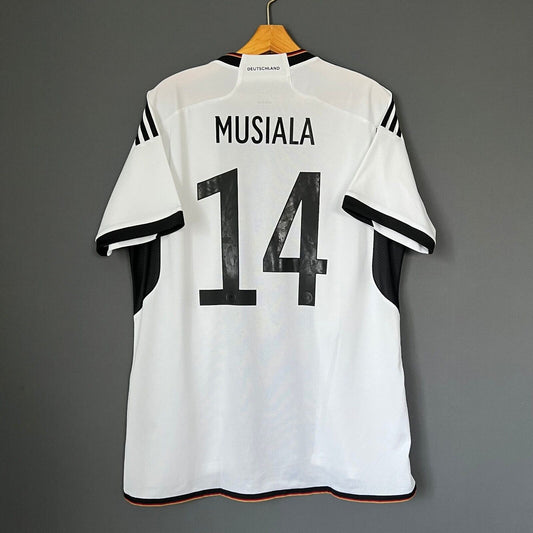 Musiala Germany Jersey 2022 2023 Home Size XL Mens Football Shirt HJ9606 Adidas