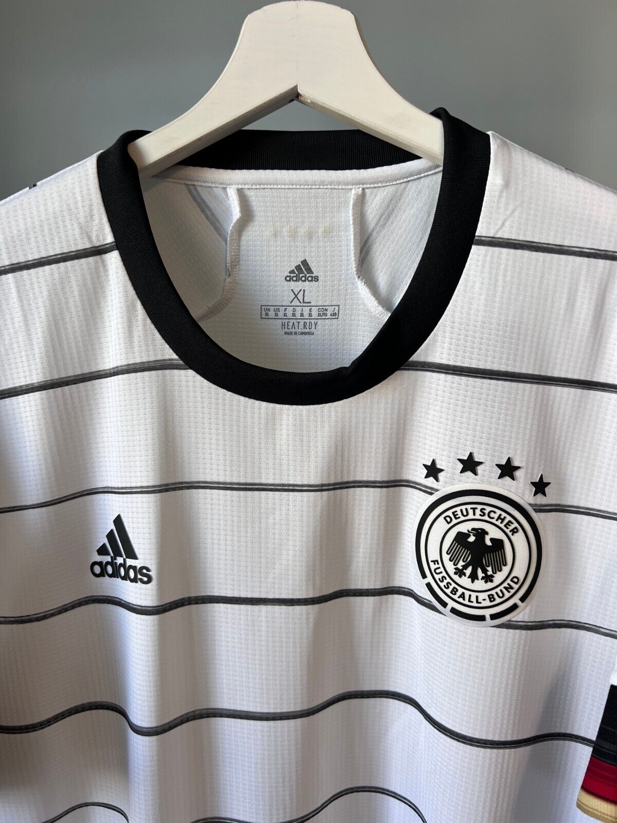 Germany Jersey 2020 Home Player Issue Football Shirt Adidas EH6104 Mens Size XL
