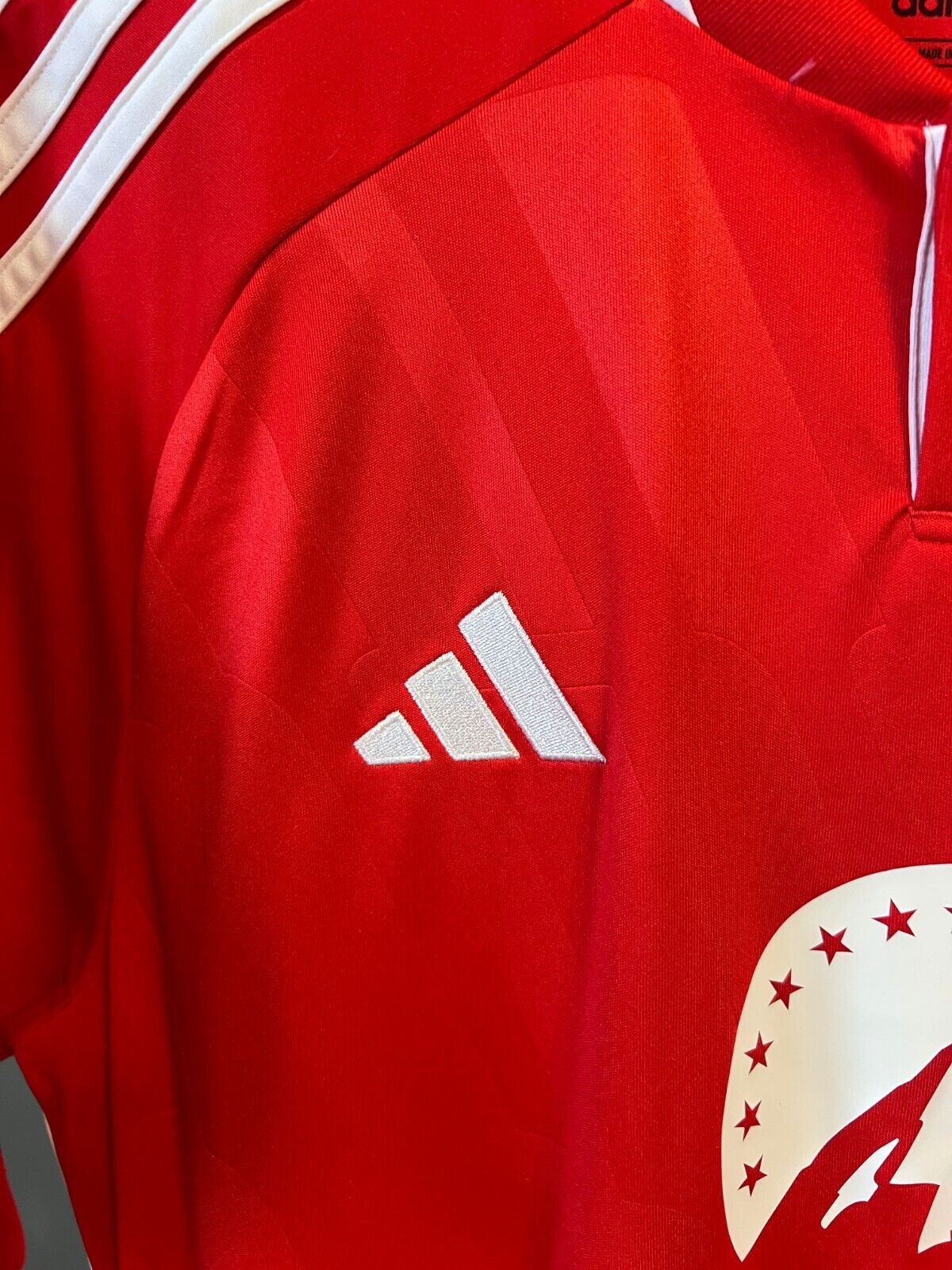 adidas 1. FC Union Berlin 23/24 Home Jersey - Red Soccer Football Shirt Size L