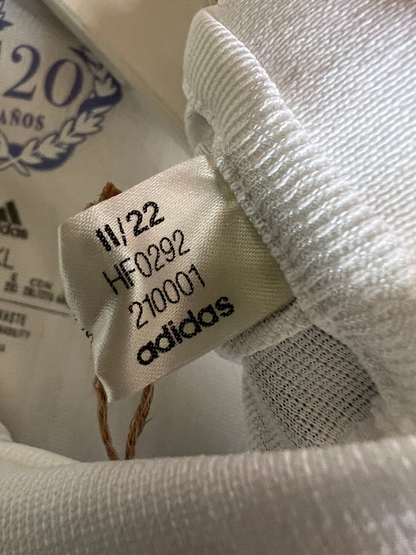 Real Madrid Jersey 22/23 Home Authentic Soccer Shirt HF0292 Adidas Mens Size 2XL