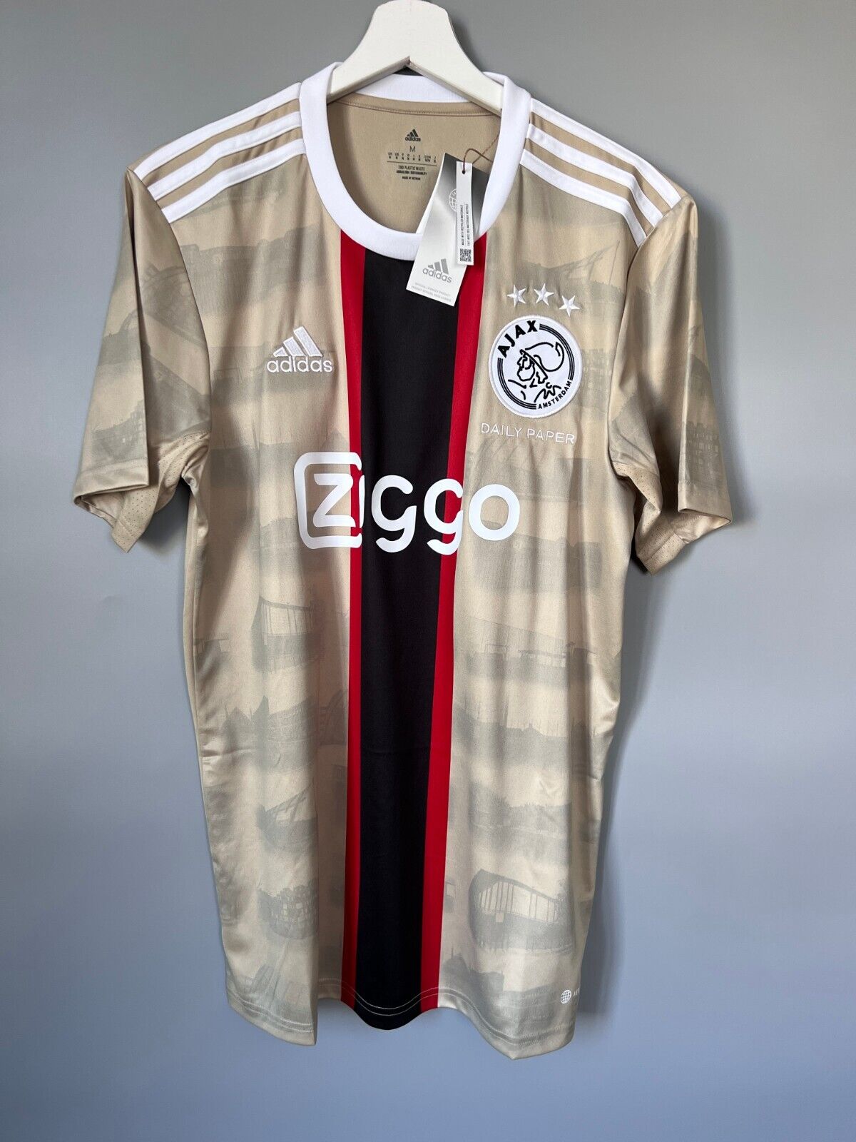 Ajax x Daily Paper 22/23 Third Jersey Soccer Shirt Adidas HG1393 Mens Size M