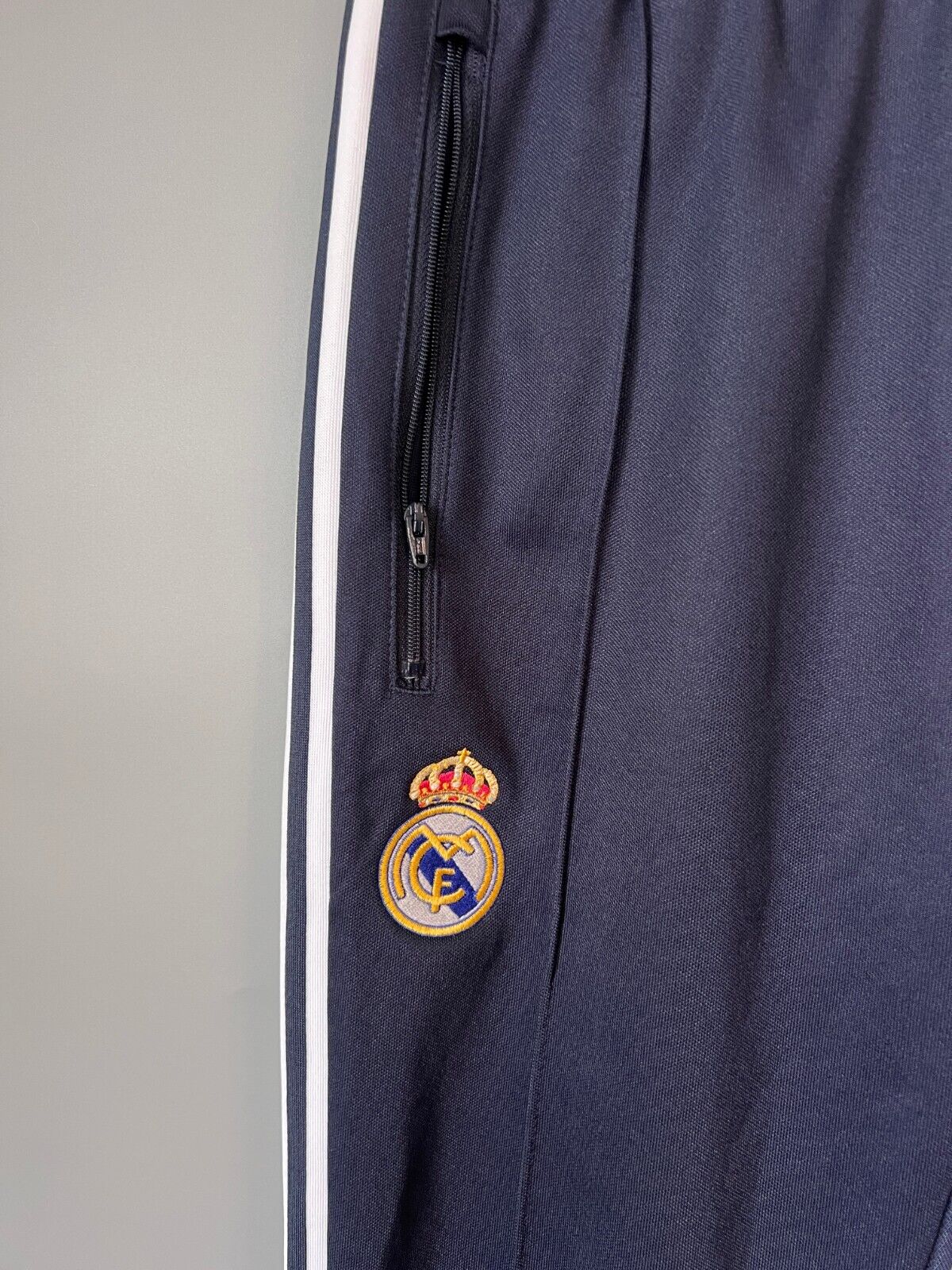 Real Madrid Beckenbauer Pants Football Soccer Adidas IL1024 Mens Size S
