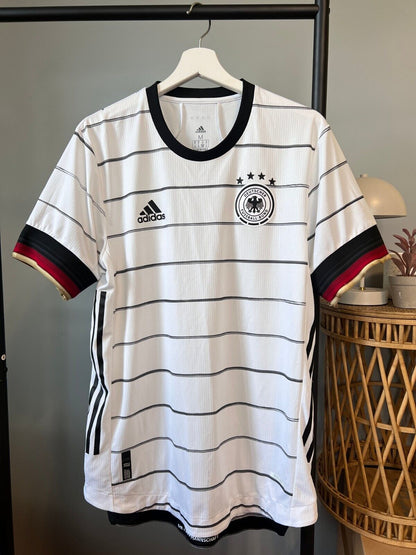 Germany Jersey 2020 Home Authentic Soccer Shirt Adidas EH6104 Mens Size M
