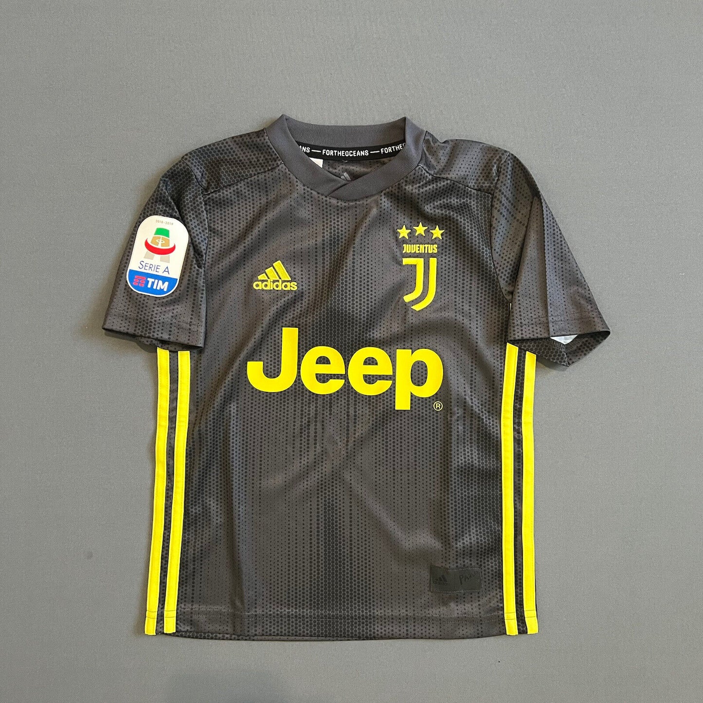Juventus Jersey 2018 2019 Third XS 7-8Y Boys Football Shirt DP0453 Adidas