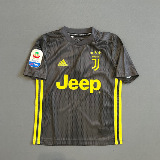 Juventus Jersey 2018 2019 Third XS 7-8Y Boys Football Shirt DP0453 Adidas