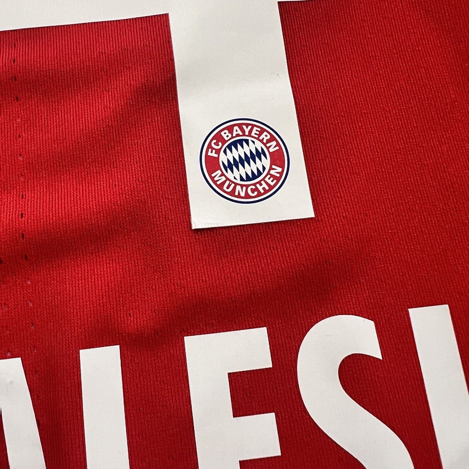 Bayern Munich Jersey 2017/18 Home Match Worn Mens Size 7 Football Shirt Adidas
