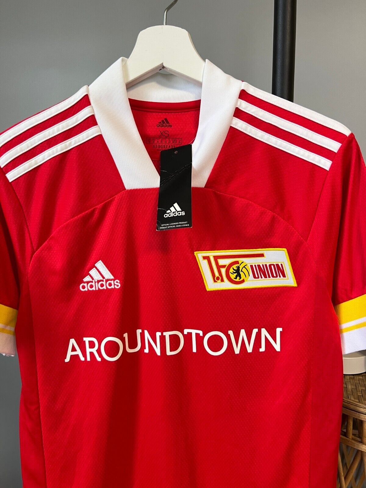 1. FC Union Berlin Jersey 20/21 Home Soccer Football Shirt Adidas Mens Size XS